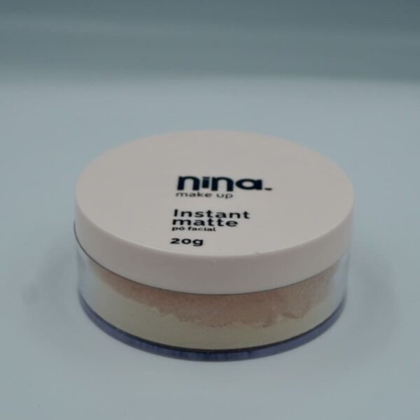 Instant Matte Pó Facial Nina. Make Up
