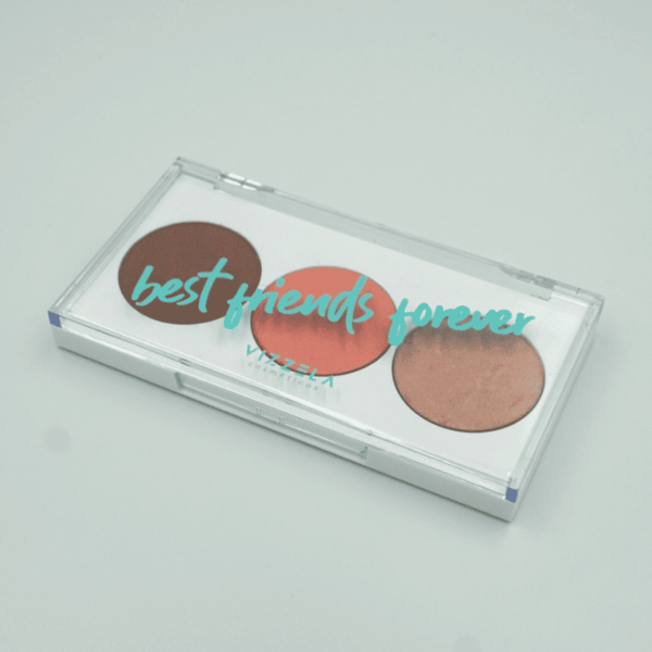 Paleta BFF Contorno Blush Iluminador Vizzela