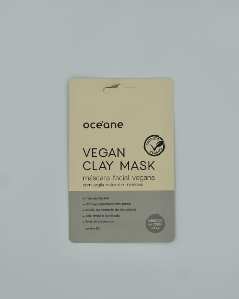 Vegan Clay Mask Mascara facial Oceane