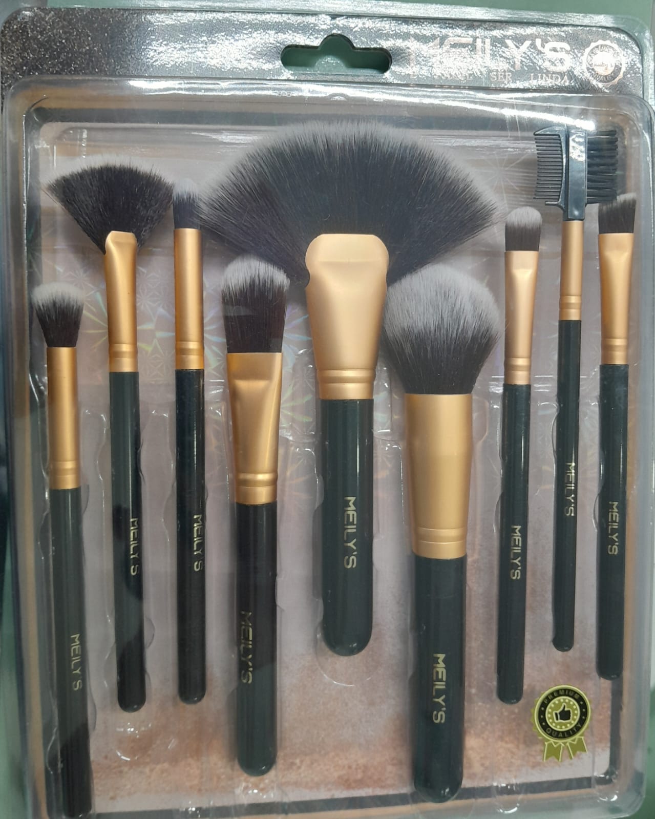 Kit Pinceis com 9 Meily's