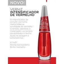 Esmalte Impala Verniz Intensificador de Vermelho