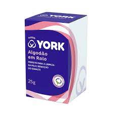 Algodão em rolo 25g York