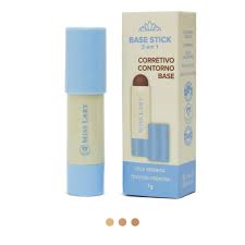 Base Stick 3 em 1 Corretivo Contorno Miss Lary
