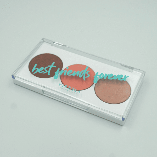 Paleta BFF Contorno Blush Iluminador Vizzela